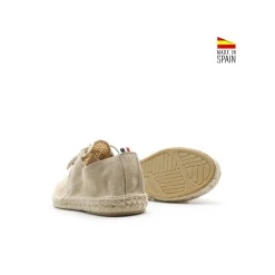 Alpargata cordón beige