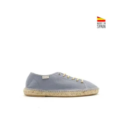 Alpargata cordones azul