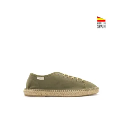Alpargata cordones khaki