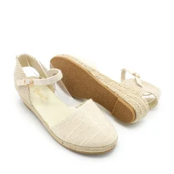 Alpargata cuña C209 beige