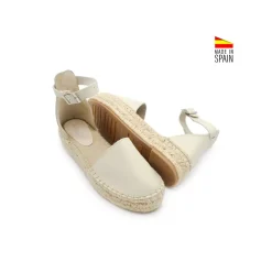 Alpargata de plataforma beige