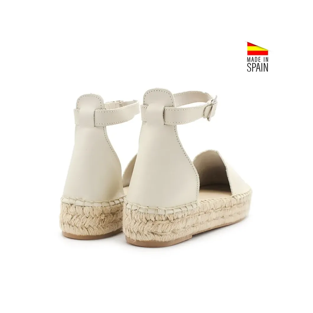 Alpargata de plataforma beige