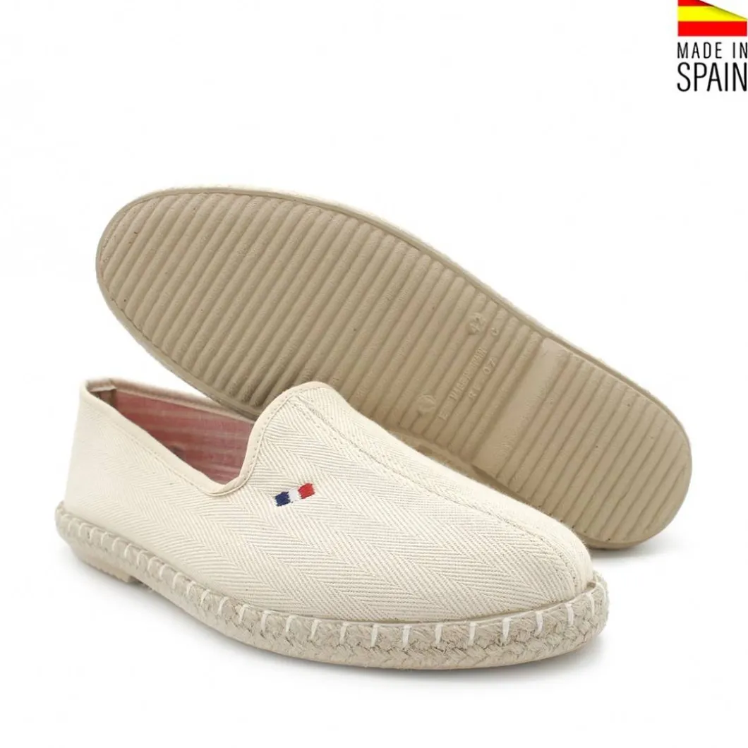 Alpargata espiga beige