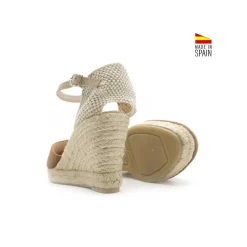 Alpargata hebilla camel