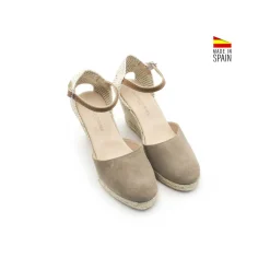 Alpargata hebilla Taupe