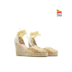 Alpargata rafia beige