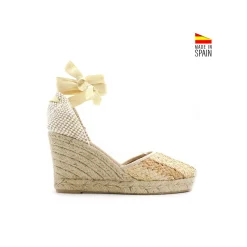 Alpargata rafia beige