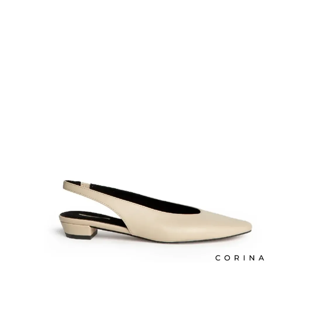 Bailarina beige destalonada