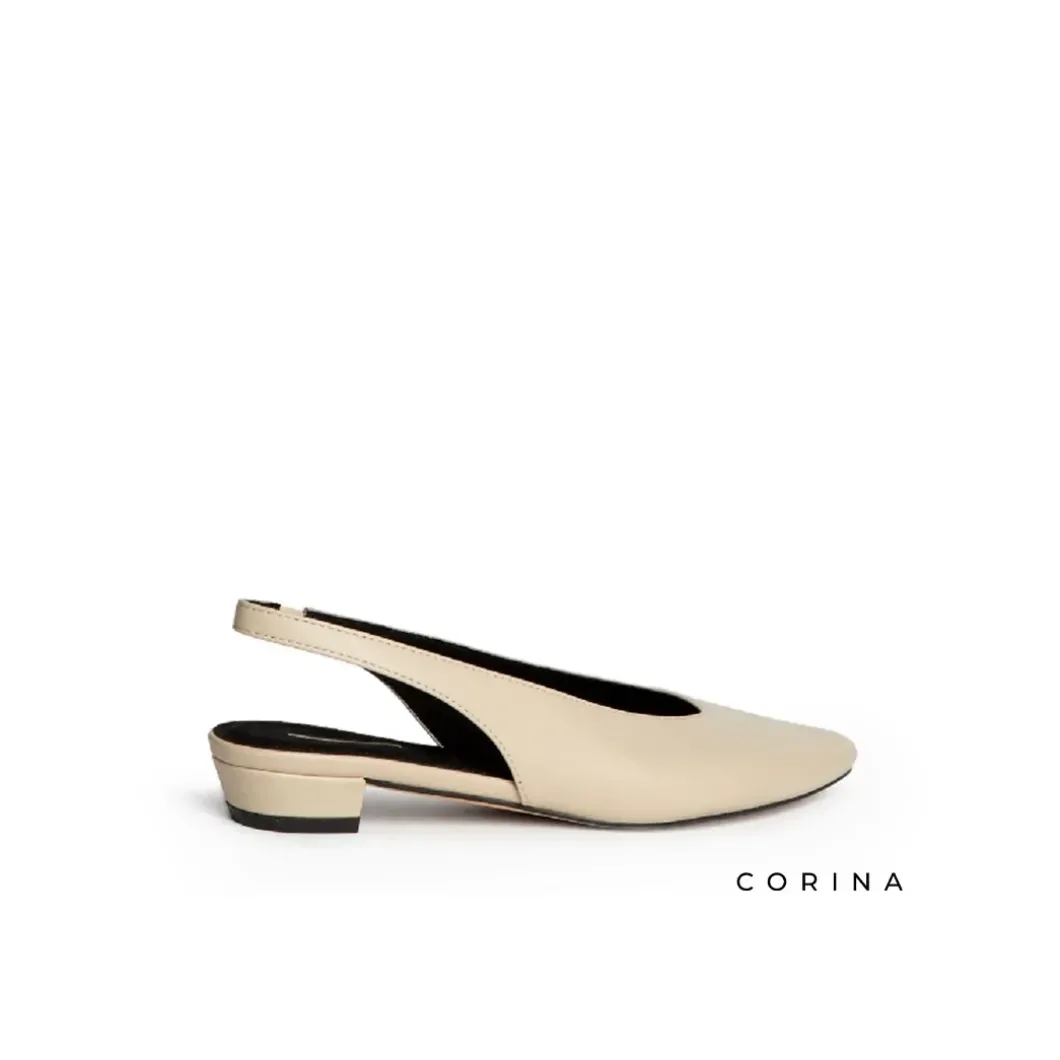 Bailarina beige destalonada