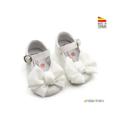 Bailarina blanca bebé de glitter