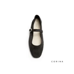 Bailarina crochet negro