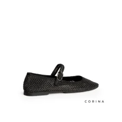 Bailarina crochet negro