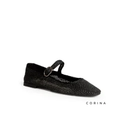 Bailarina crochet negro