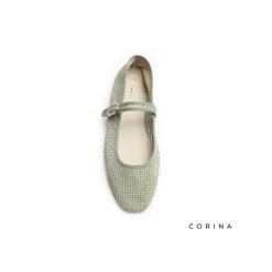 Bailarina crochet verde