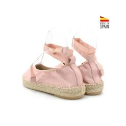 Bailarina esparto piel rosa