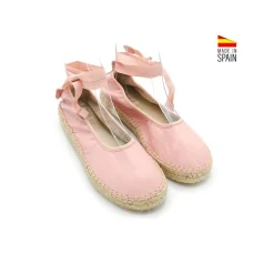 Bailarina esparto piel rosa