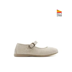 Bailarina lino beige