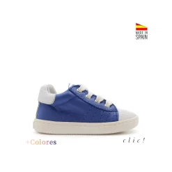 Bamba piel suave cordones Clic!