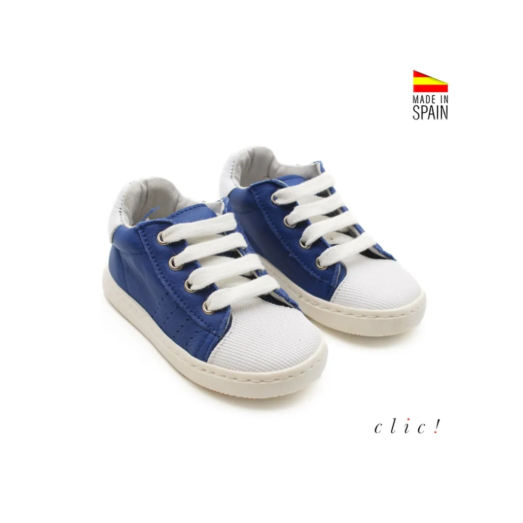 Bamba piel suave cordones Clic!