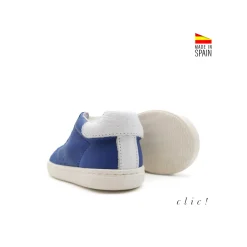 Bamba piel suave cordones Clic!