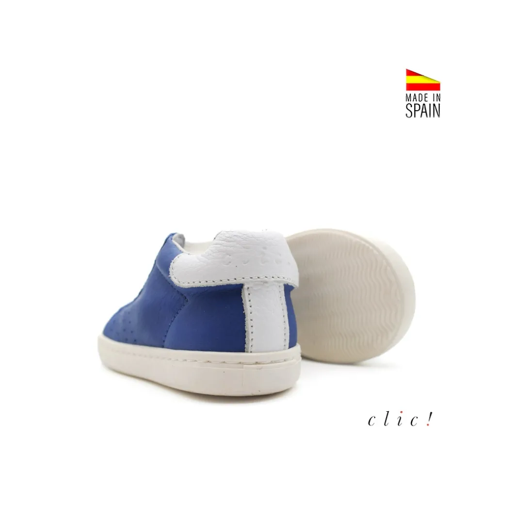 Bamba piel suave cordones Clic!