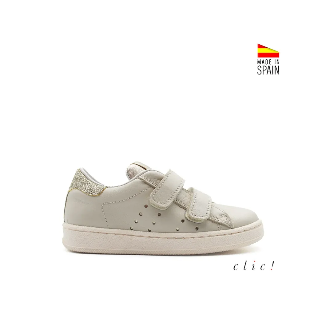 Bamba velcros pastel glitter Clic!