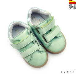 Bambas bebé velcros verdes CLIC!