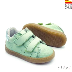Bambas bebé velcros verdes CLIC!