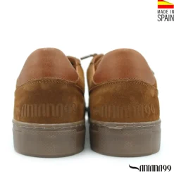 Bambas de vestir serraje camel