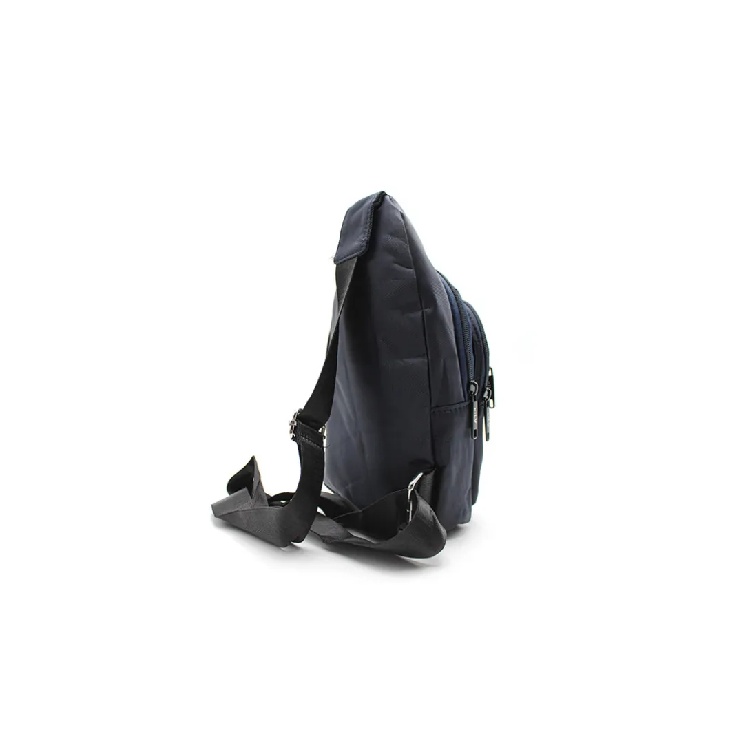 Bandolera cruzada marino
