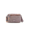 Bandolera malva nylon con monedero
