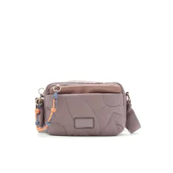 Bandolera malva nylon con monedero