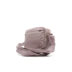 Bandolera malva nylon con monedero
