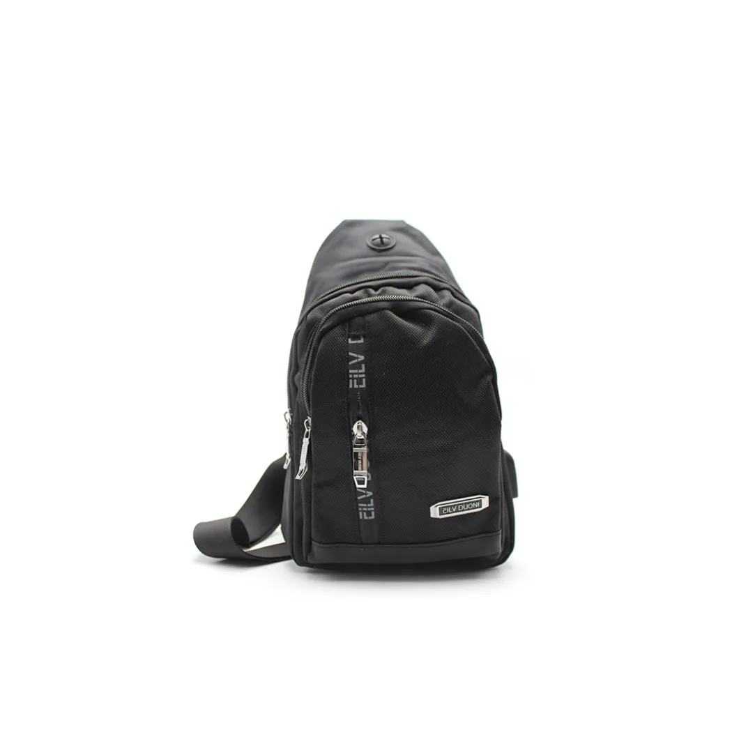 Bandolera negra cruzada