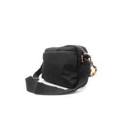 Bandolera negro nylon con monedero