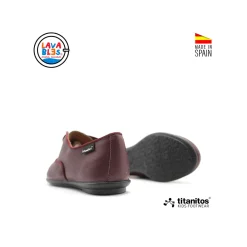 Blucher lavables burdeos