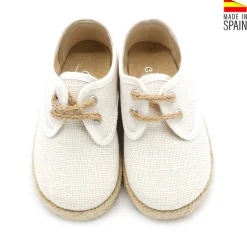 Blucher lino blanco