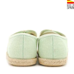 Blucher lino verde agua