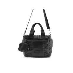 Bolso acolchado negro