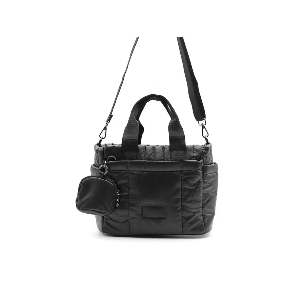 Bolso acolchado negro