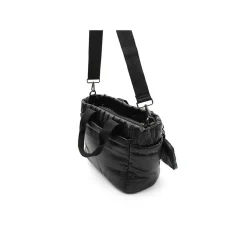 Bolso acolchado negro
