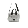 Bolso acolchado plata