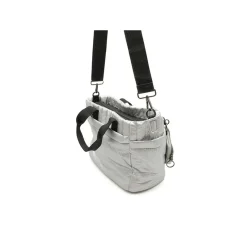 Bolso acolchado plata