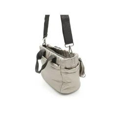 Bolso acolchado plomo