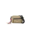 Bolso bandolera nylon verde