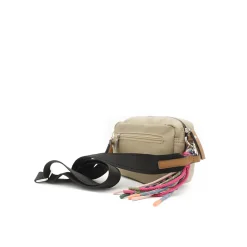 Bolso bandolera nylon verde