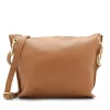 Bolso bandolera piel camel