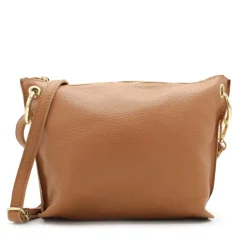 Bolso bandolera piel camel