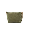Bolso bandolera serraje verde