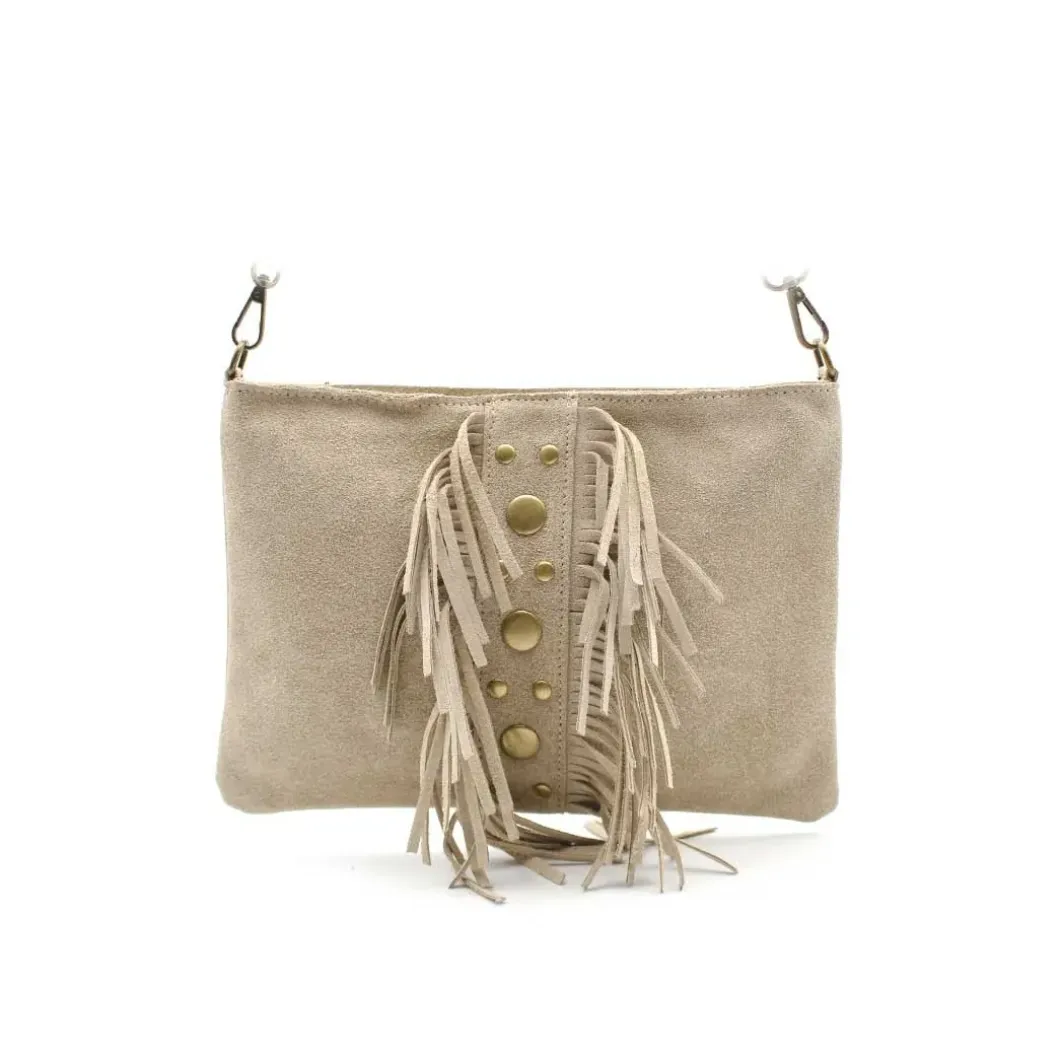Bolso beige estilo bohemio